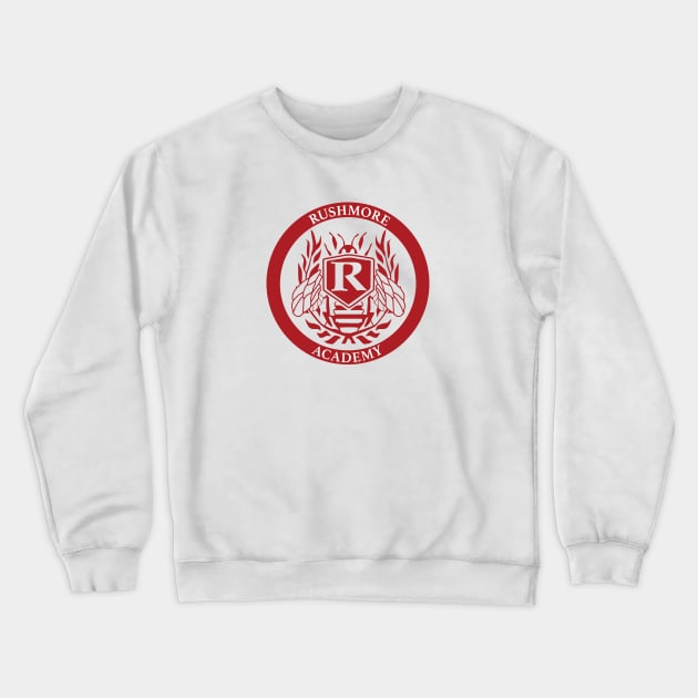 Rushmore Academy seal Crewneck Sweatshirt by chrisayerscreative